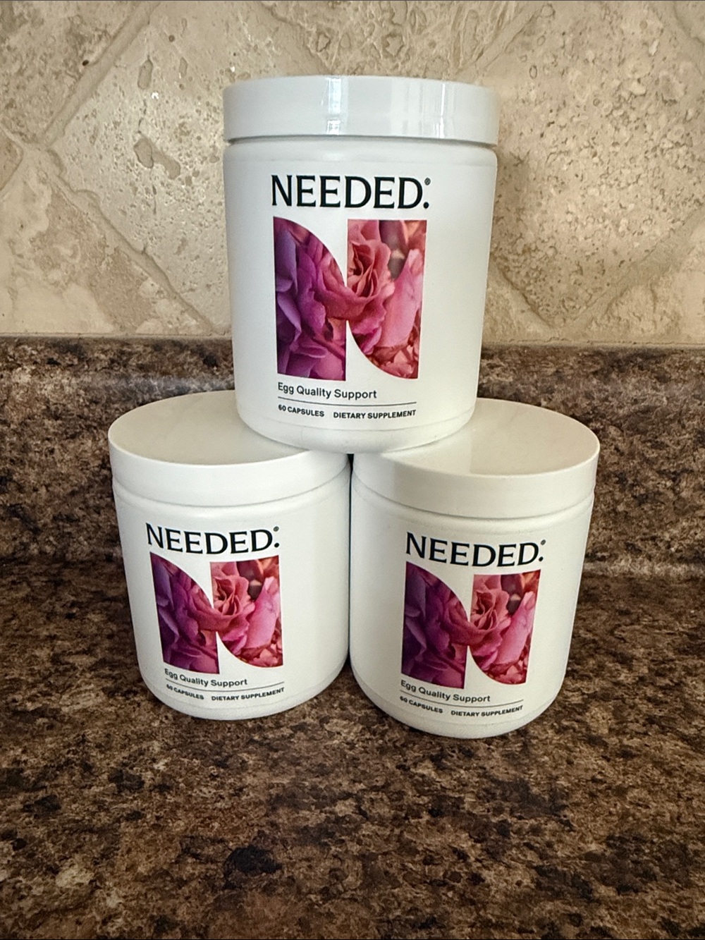 NEW & UNOPENED Needed: Egg Quality Support Supplement